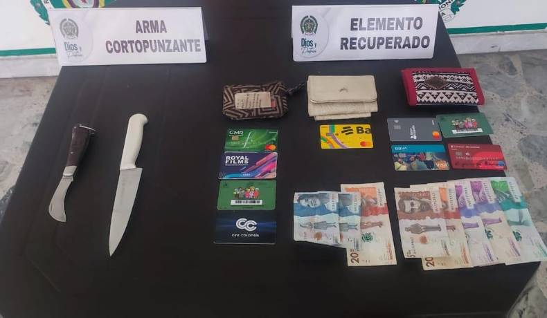 Capturadas dos personas por hurto en el centro de Ibagué
