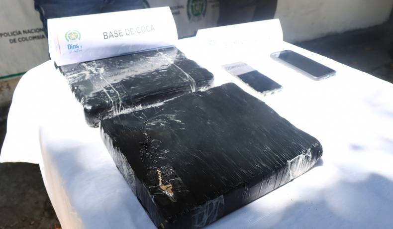 Desde Florencia pretendía llevar 7 kilos de base de coca, hasta un barrio de Ibagué