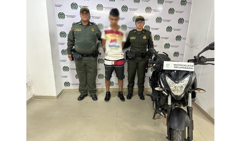 Un capturado y una moto recuperada, gracias a plan candado de la METIB