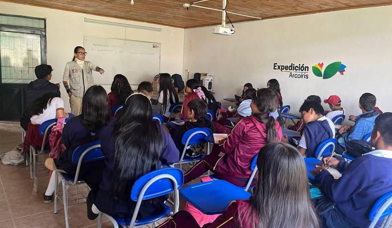 Gobernación impulsa la educación ambiental con Expedición Arcoíris
