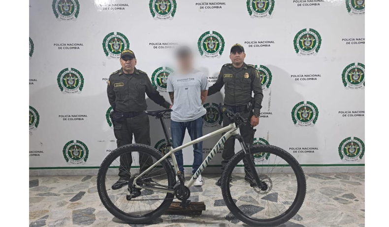 Un individuo capturado, una bicicleta y una motocicleta recuperadas