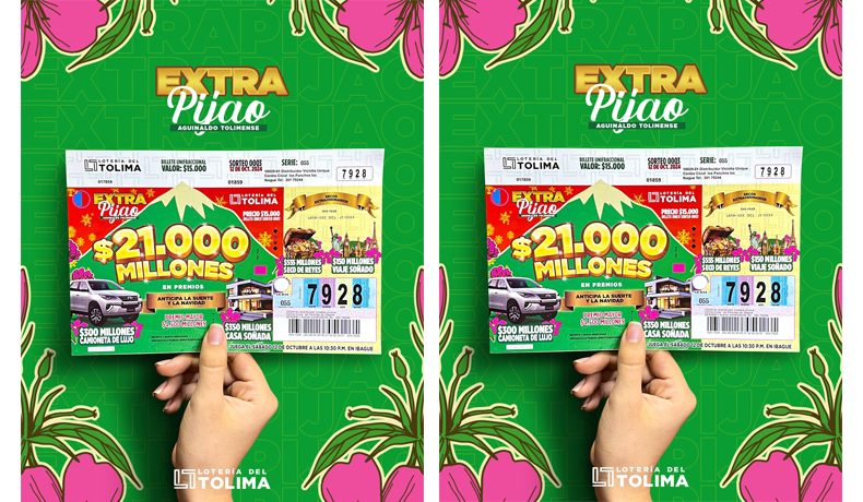 ExtraPijao de la Lotería del Tolima arrasa en ventas y ya está agotado en varios lugares del país