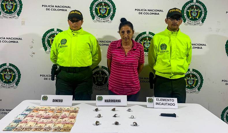 Señora de 50 años capturada por vender droga