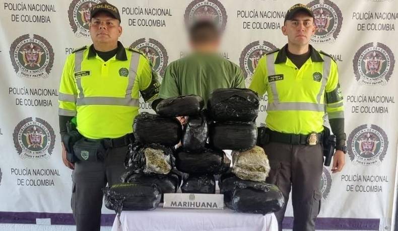 Un sujeto capturado y estupefacientes incautados 