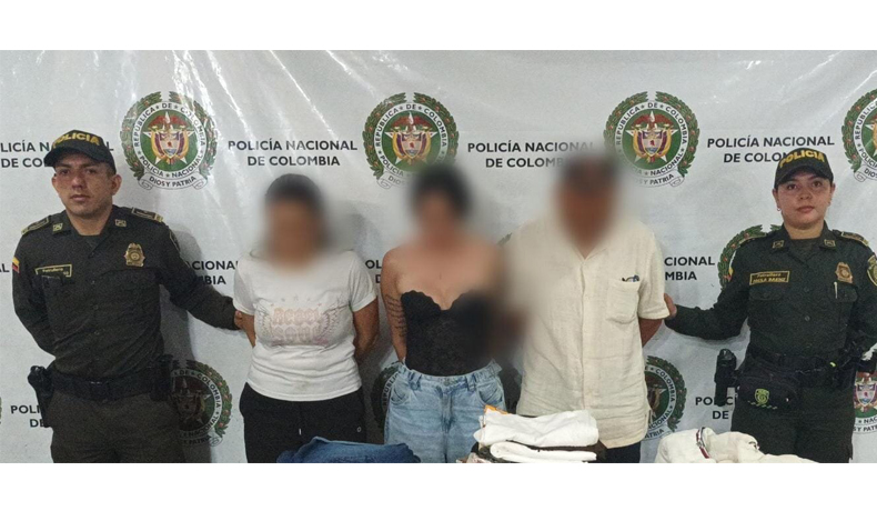 Tres personas capturadas y mercancía recuperada en Melgar