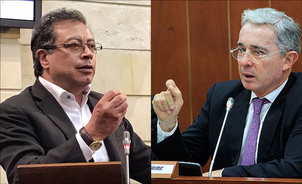 Acalorado intercambio de tweets entre Petro y Uribe