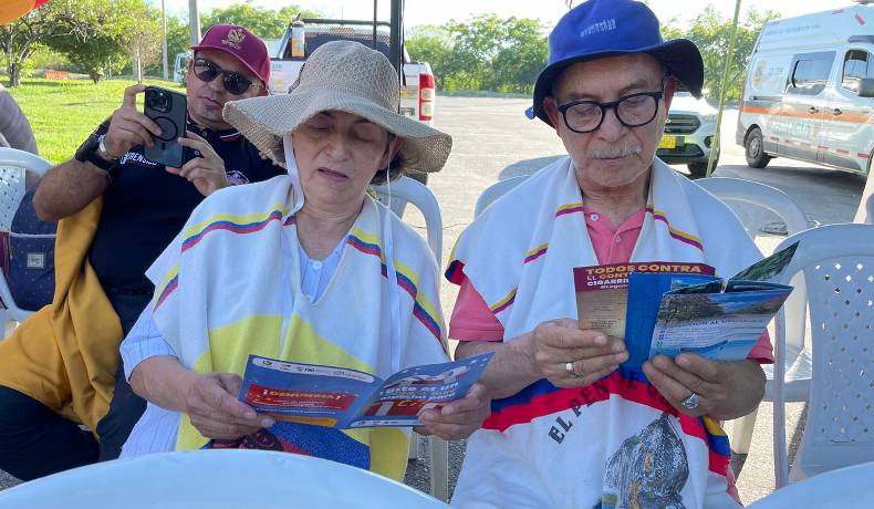 Ibagué 474 años, el Grupo Anticontrabando del Tolima (GOAT) celebró el cumpleaños con los turistas