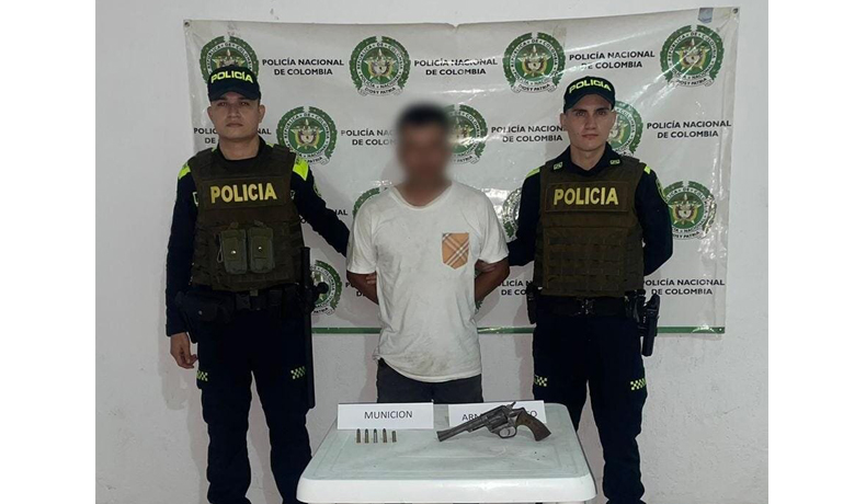 Capturado un sujeto que transitaba con un arma de fuego en Coyaima