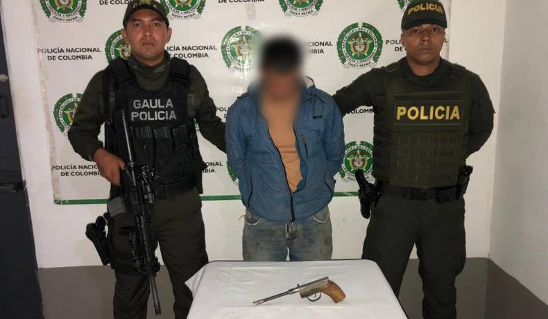En Planadas, dos capturados y dos armas de fuego incautadas