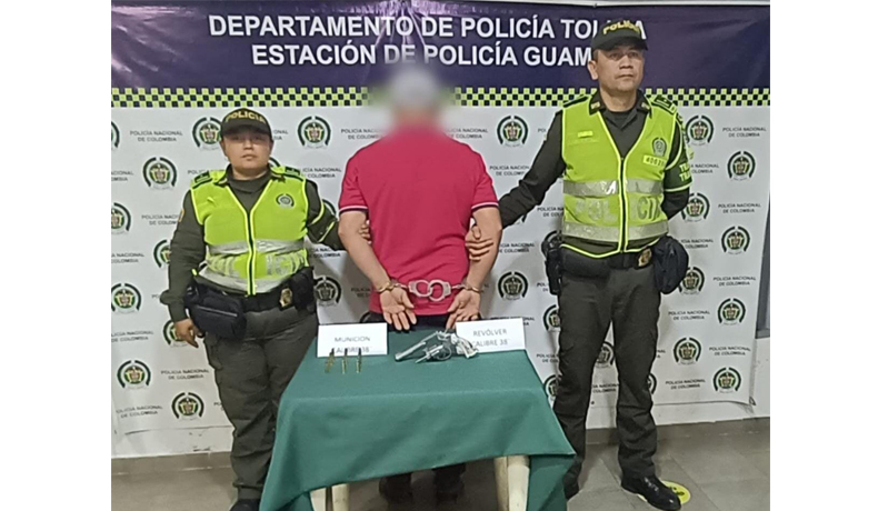 Dos sujetos capturados y dos armas incautadas en diferentes hechos