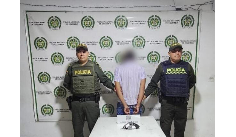 Dos sujetos capturados y dos armas incautadas en diferentes hechos