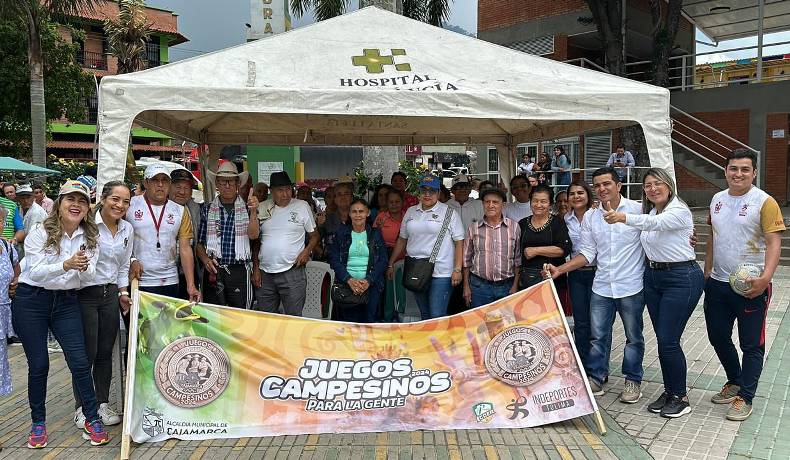 Gobernación del Tolima apoyó la inauguración de los primeros Juegos Campesinos en Cajamarca