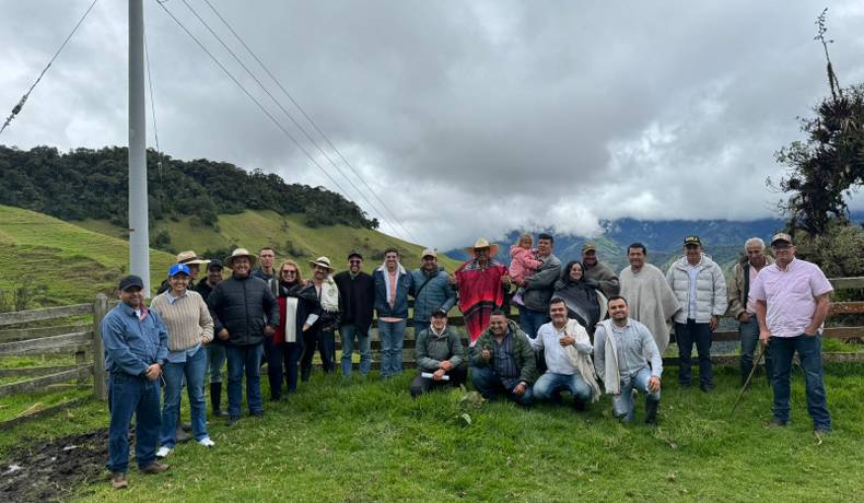 La Ceja, Cajamarca, santuario de palma de cera, celebra llegada de la electrificación después de 50 años