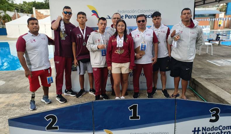 El Tolima brilló en el Open Interclubes de Paranatación 2024