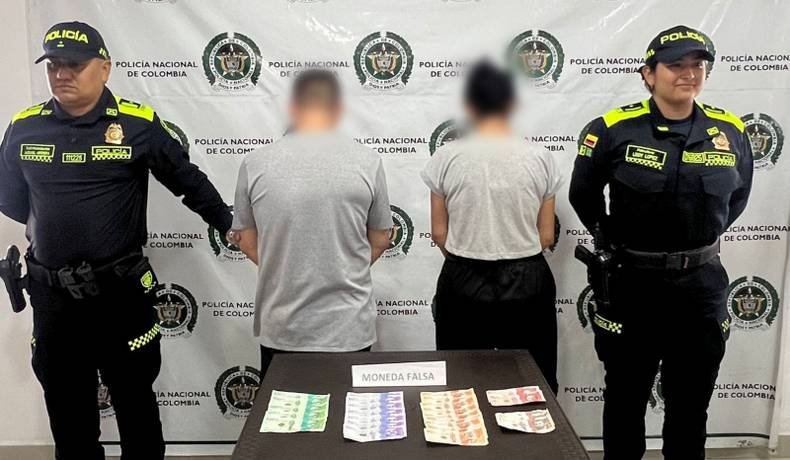 En Mariquita, detenida una pareja e incautada moneda falsa