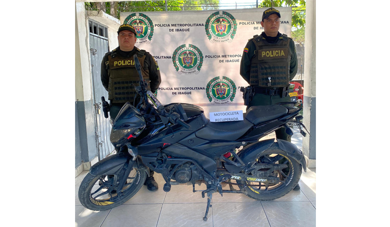 Dos motocicletas recuperadas en la comuna 3 y 8 de Ibagué