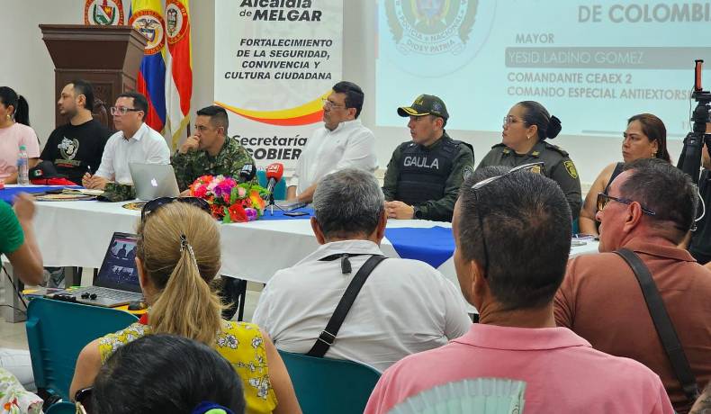 En El Espinal, Mariquita, Anzoátegui y Melgar, Policía realizó jornada de prevención contra la extorsión