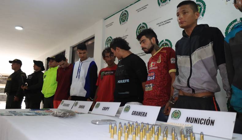 Golpe a Los Pijaos del 12 en Ibagué, se dedicaban al expendio de estupefacientes