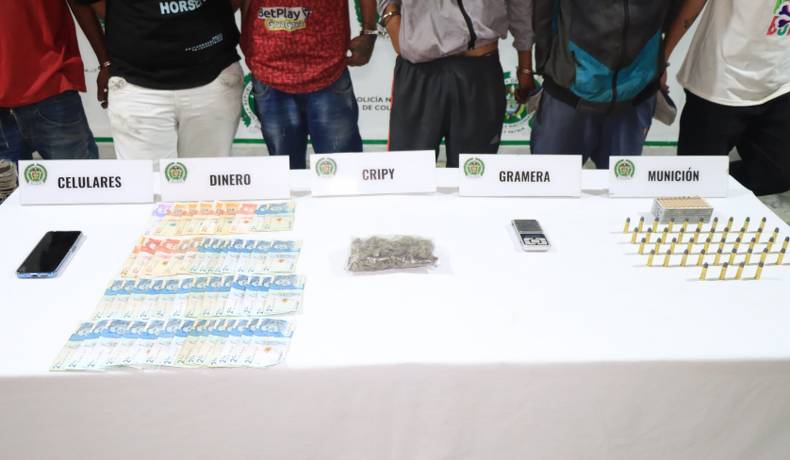 Golpe a Los Pijaos del 12 en Ibagué, se dedicaban al expendio de estupefacientes