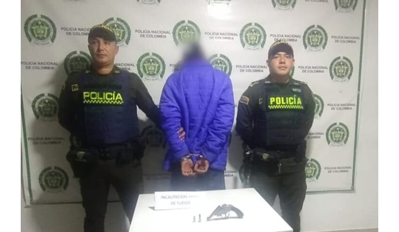 Capturado Pipe e incautada un arma de fuego con munición