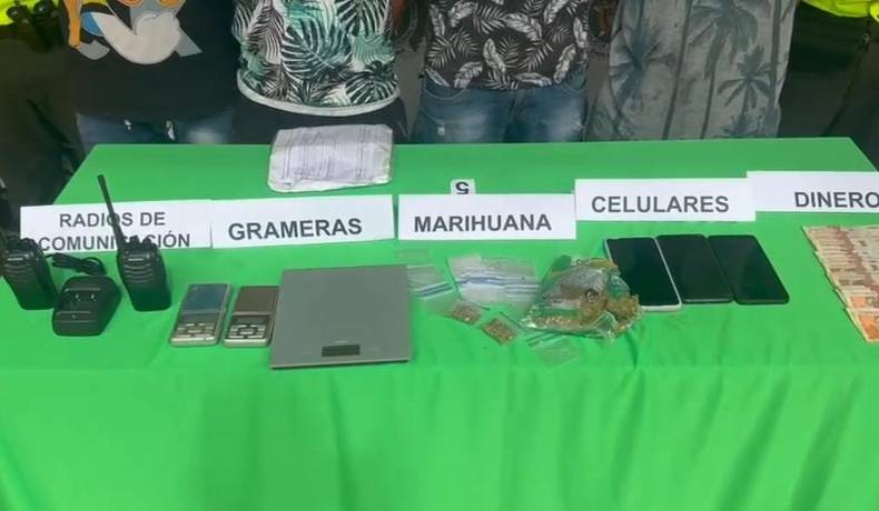 En Chaparral, 5 capturados en operación de alto impacto contra la venta de estupefacientes