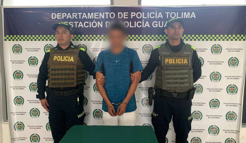 En el Guamo se capturó un sujeto requerido por autoridades de Ibagué