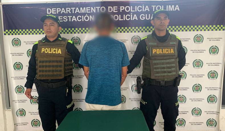 En el Guamo se capturó un sujeto requerido por autoridades de Ibagué