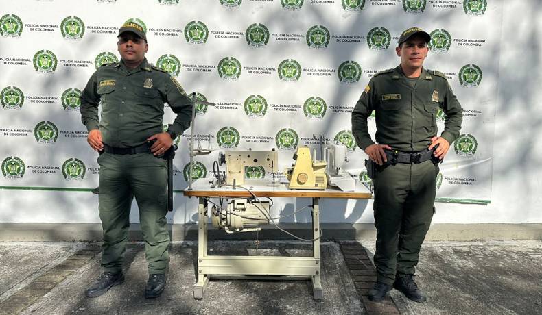 Recuperadas tres máquinas de coser avaluadas en un millón 500 mil pesos.