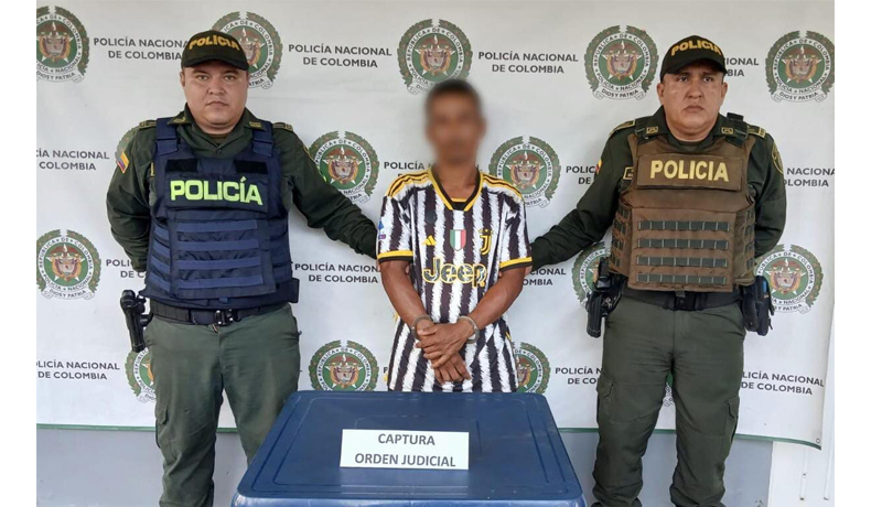 En Saldaña capturada persona requerida por violencia intrafamiliar