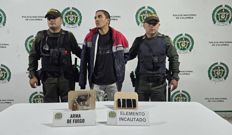 Capturado El Veneco con un arma de fuego