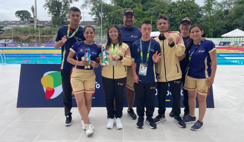 Los pijaos son protagonistas de la paranatación de los Juegos Juveniles del Eje Cafetero