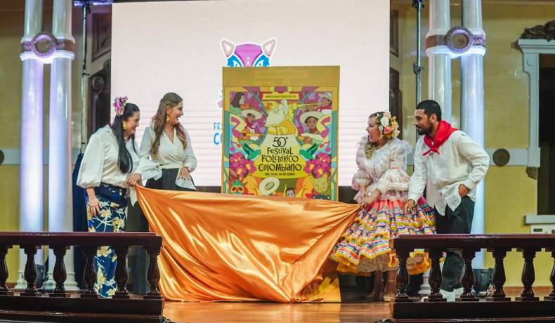 Elegida Imagen del 50° Festival Folclórico Colombiano
