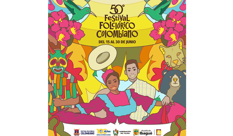 Elegida Imagen del 50° Festival Folclórico Colombiano