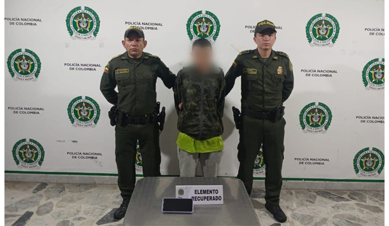 Capturado por hurto de celular en el centro de Ibagué
