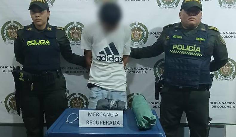 Capturado un sujeto en Saldaña, recuperado un celular, dinero y otros elementos