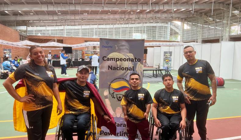 Destacada participación del Parapowerlifting del Tolima en Bogotá