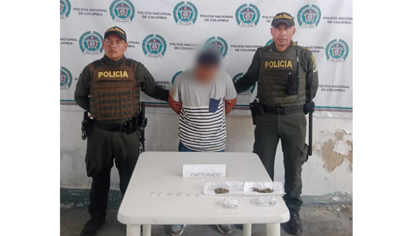 En Icononzo fue capturado un sujeto por tráfico de estupefacientes