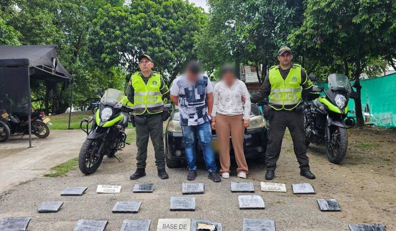 En vías de Saldaña cayó cargamento de estupefacientes
