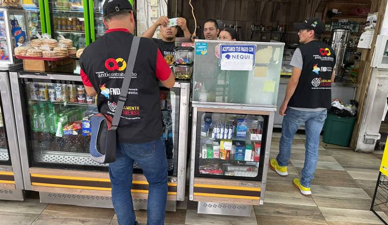 Grupo Operativo Anticontrabando recorrió cuatro municipios del Tolima, incluida la capital