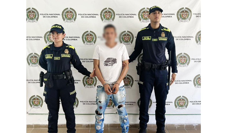 Capturado sujeto requerido por las autoridades de Bogotá