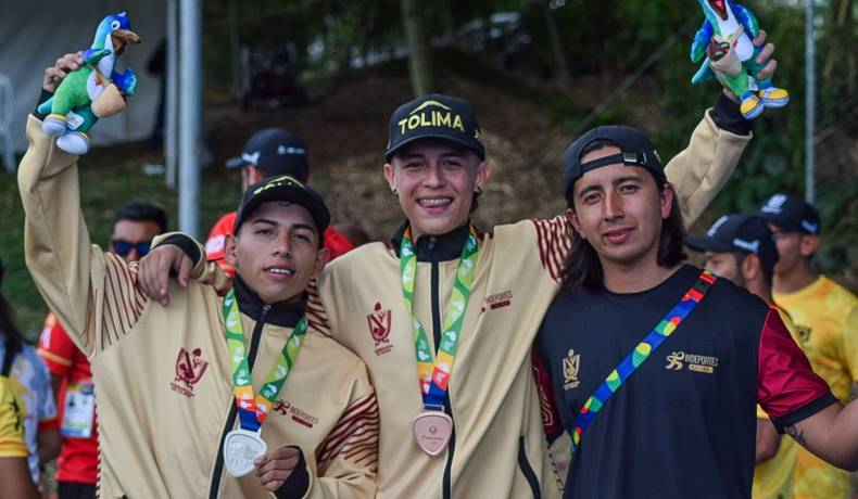 BMX Freestyle dio dos medallas más al Tolima en los Juegos Nacionales Juveniles