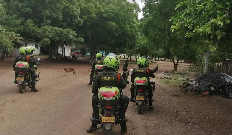 Grupo Motorizado Cobra frustró posible hurto en una finca en Ambalema