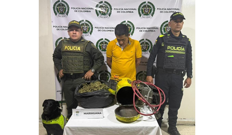 Capturado un hombre que transportaba 3.000 gramos de marihuana en un compresor