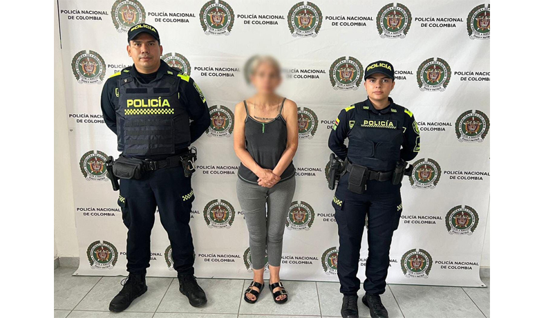 Capturada mujer quien contaba con circular roja de Interpol