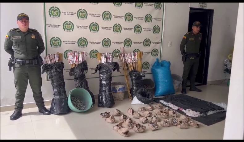 En el Líbano, desmantelado sitio clandestino para el manejo de pólvora e incautado material