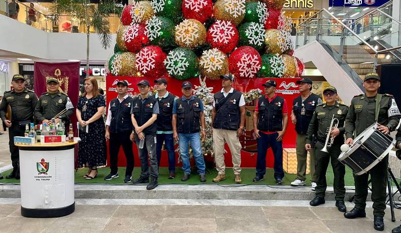 Grupo Anticontrabando del Tolima dio inicio a la Navidad con Legalidad desde Ibagué