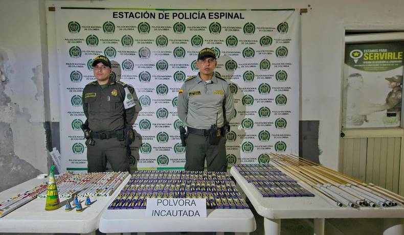 Incautados cerca de 13.9 kilogramos de material pirotécnico 