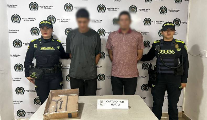 Capturados dos hombres por intento de hurto de vehículo