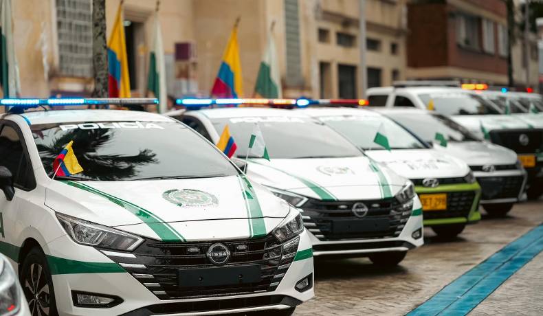 Alcaldesa entregó 28 vehículos a Policía y Fiscalía para fortalecer seguridad en Ibagué