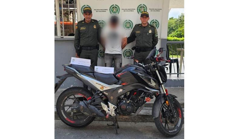 Policía Metropolitana recuperó motocicleta hurtada en Bogotá